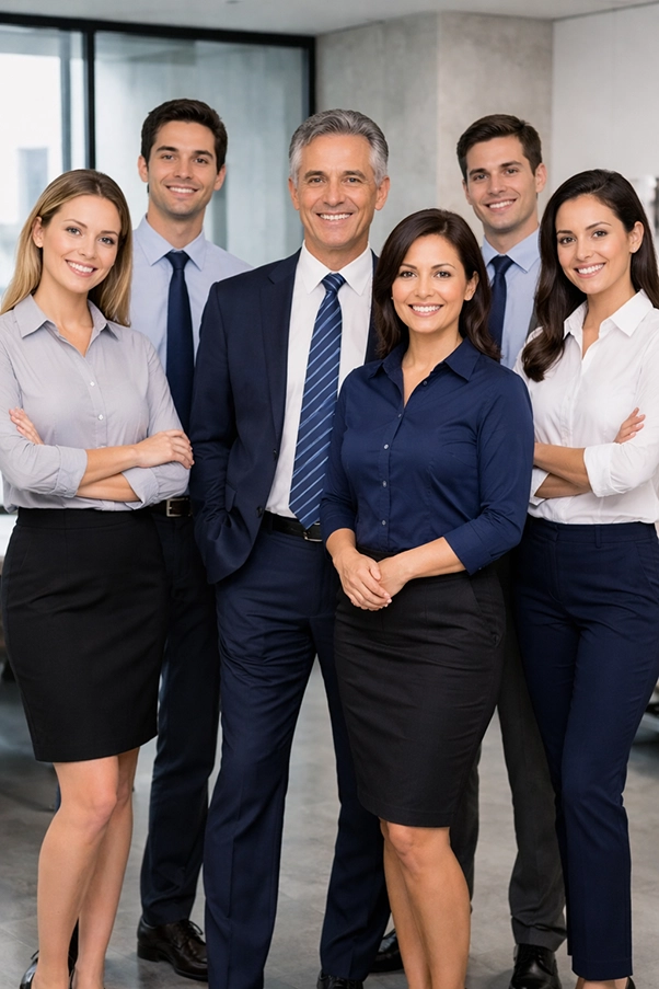 uniformes administrativos empresa oficina moderna